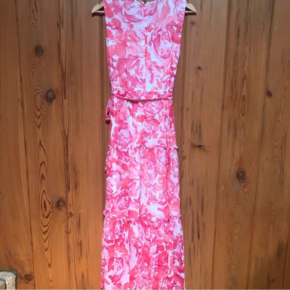 NWT Calvin Klein tiered maxi dress - Picture 5 of 8